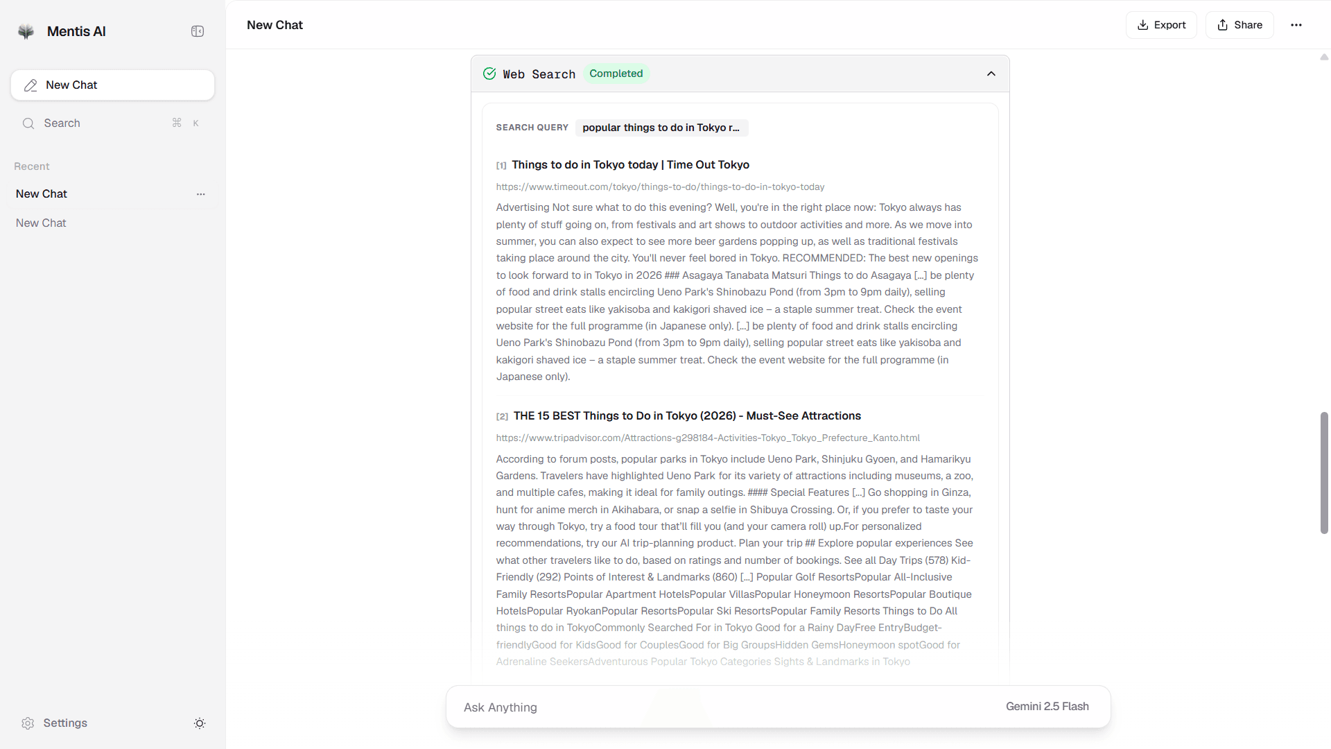 Mentis AI screenshot 4
