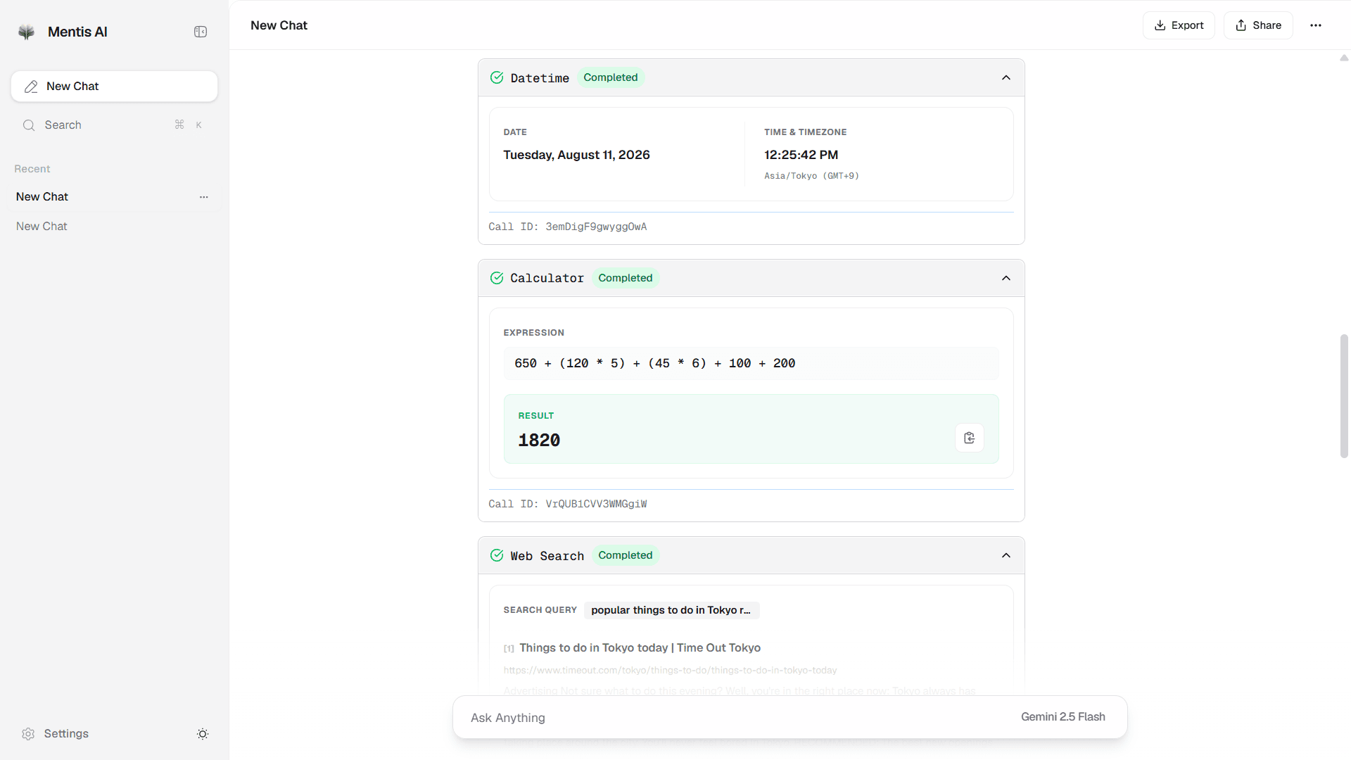Mentis AI screenshot 5